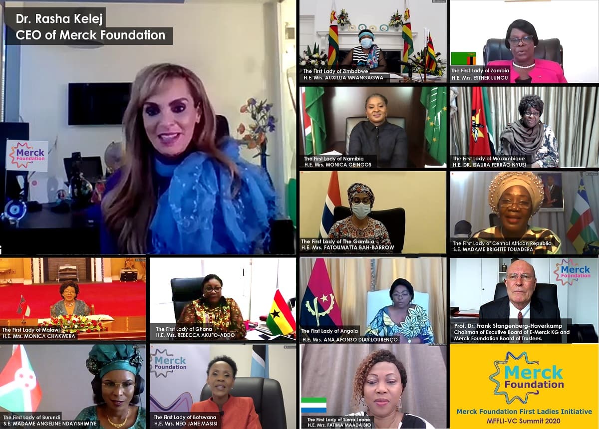Dr. Rasha Kelej, CEO of Merck Foundation during Merck Foundation First Ladies Initiative - VC Summit