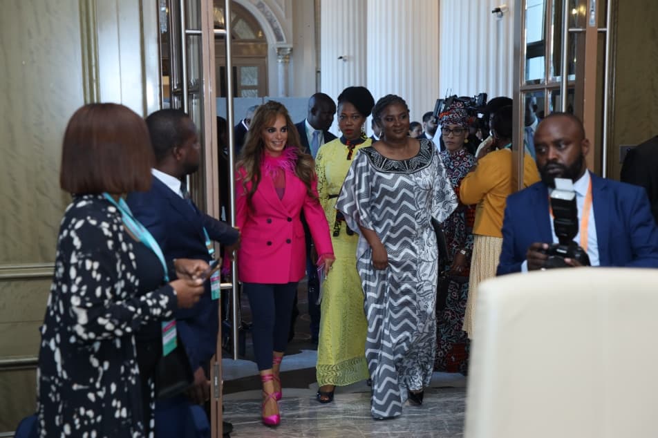Senator, Dr. Rasha Kelej with African First Ladies and also Ambassadors of Merck Foundation “More Than a Mother” Campaign during Merck Foundation First Ladies Initiative - MFFLI Committee 2022