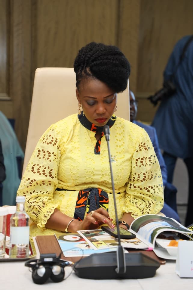 Senator, Dr. Rasha Kelej with African First Ladies and also Ambassadors of Merck Foundation “More Than a Mother” Campaign during Merck Foundation First Ladies Initiative - MFFLI Committee 2022