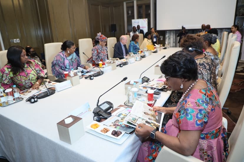 Senator, Dr. Rasha Kelej with African First Ladies and also Ambassadors of Merck Foundation “More Than a Mother” Campaign during Merck Foundation First Ladies Initiative - MFFLI Committee 2022