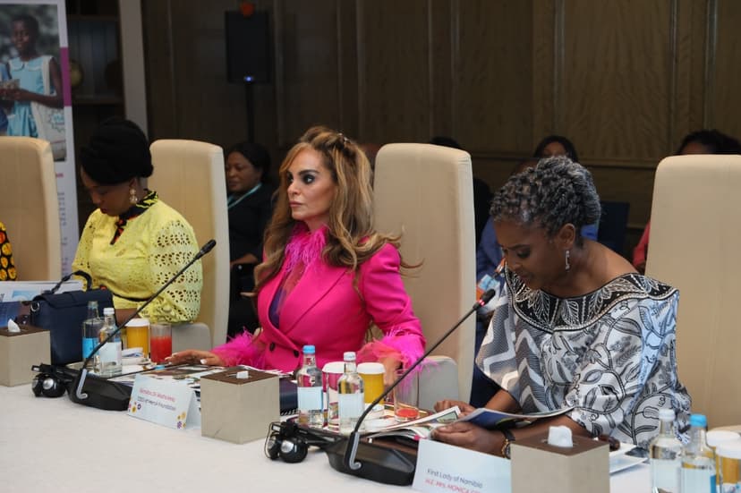 Senator, Dr. Rasha Kelej with African First Ladies and also Ambassadors of Merck Foundation “More Than a Mother” Campaign during Merck Foundation First Ladies Initiative - MFFLI Committee 2022