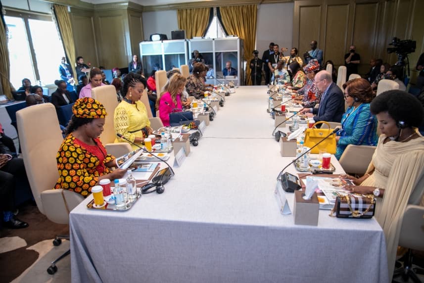 African First Ladies and Senator, Dr. Rasha Kelej during Merck Foundation First Ladies Initiative - MFFLI Committee 2022