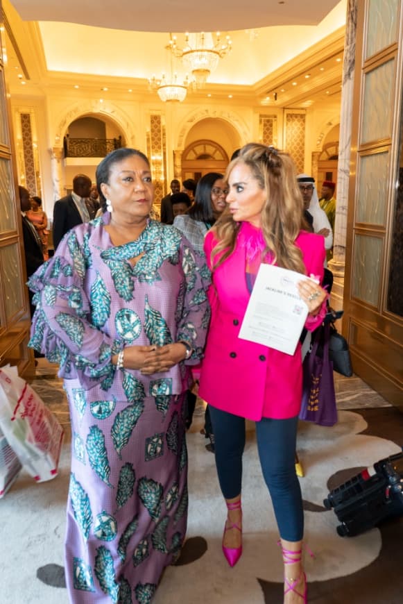 African First Ladies and Senator, Dr. Rasha Kelej during Merck Foundation First Ladies Initiative - MFFLI Committee 2022