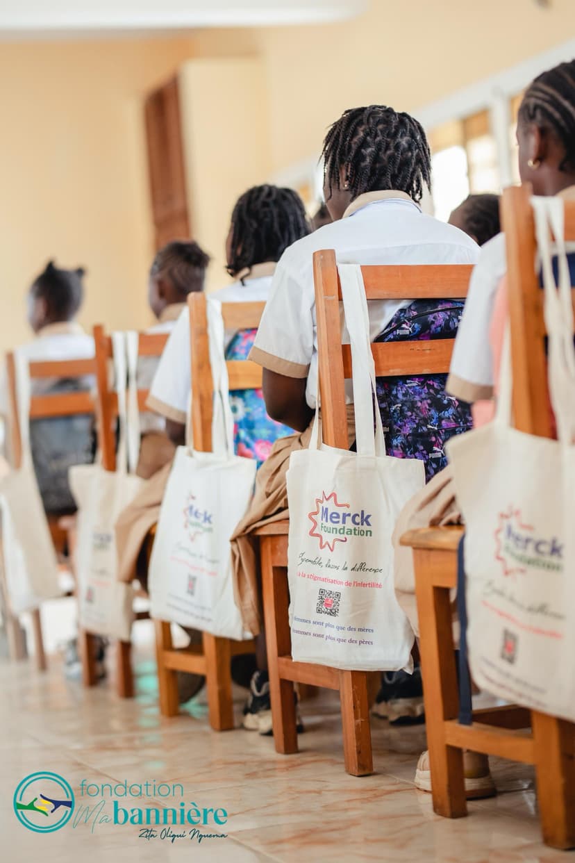 Merck Foundation Educating Linda Program: Donation in Gabon
