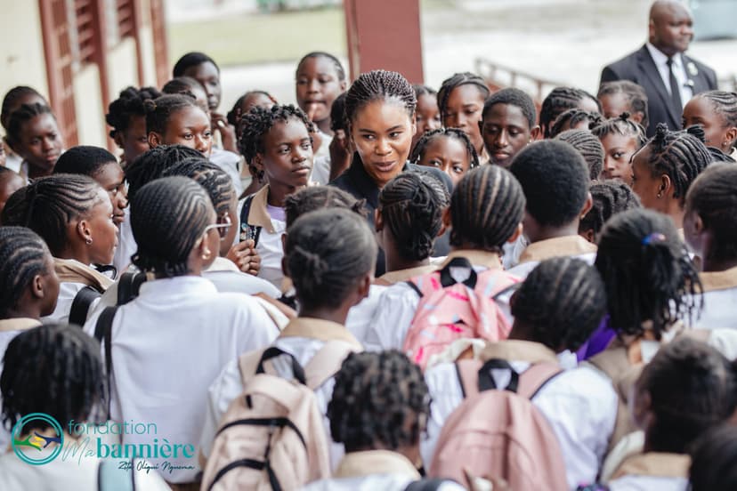 Merck Foundation Educating Linda Program: Donation in Gabon