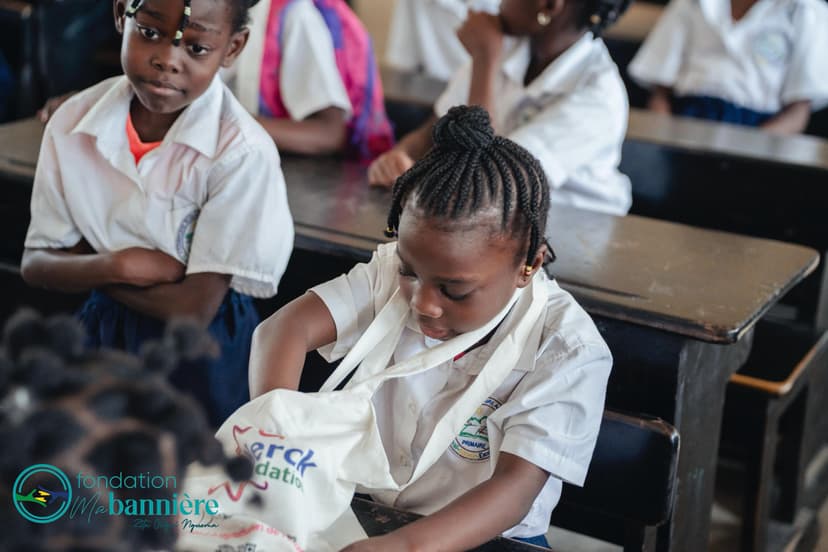 Merck Foundation Educating Linda Program: Donation in Gabon