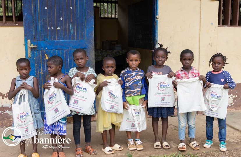 Merck Foundation Educating Linda Program: Donation in Gabon
