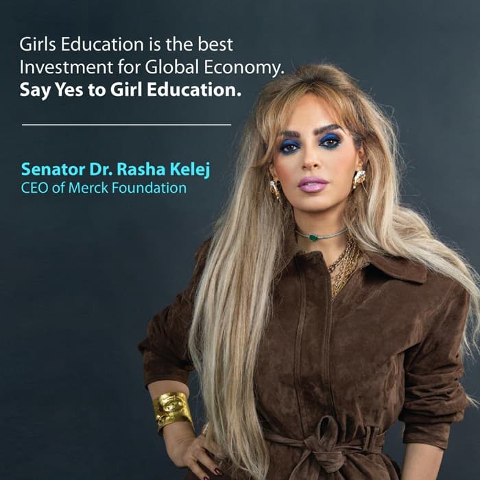 Senator, Dr. Rasha Kelej