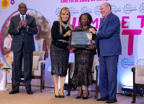 Message from Dr. Rasha Kelej, CEO of Merck Foundation, on celebrating the legacy to transform the patient care landscape nationwide via more than 328 scholarships with the Kenya First Lady during Kenya Alumni Summit 2026