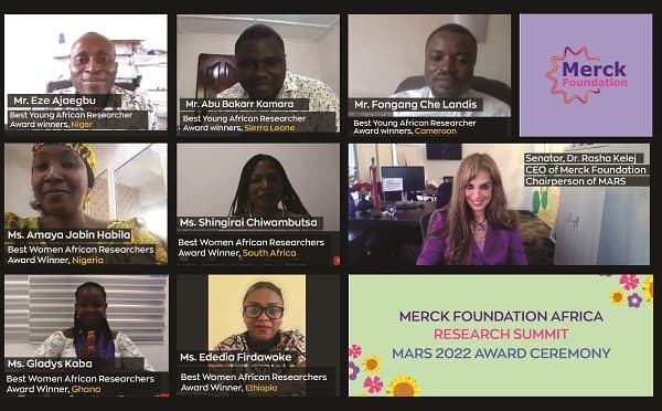 Merck Foundation Africa Research Summit (MARS) Awards 2022 - Online Award Ceremony