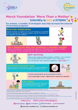 Merck Foundation More Than a Mother Infertility Awareness Leaflet | English