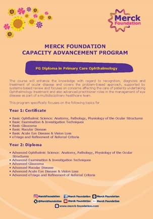 Postgraduate Diploma in Primary Care Ophthalmology | MF Capacity Advancement Program