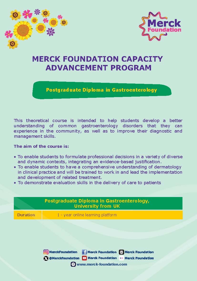 Postgraduate Diploma in Gastroenterology | MF Capacity Advancement Program
