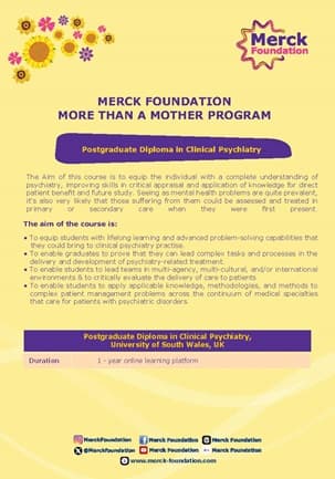 Postgraduate Diploma in Clinical Psychiatry | MF More Than a Mother Program